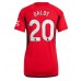 Manchester United Diogo Dalot #20 Dámské Domácí Dres 2023-24 Krátkým Rukávem